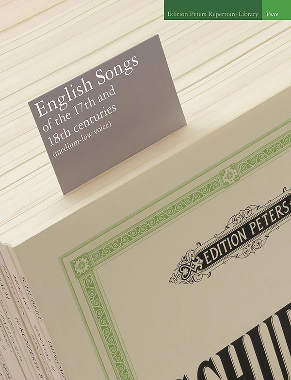 English Songs Of The 17Th And 18Th Centuries (Medium/Low Voice) 26 Songs Book