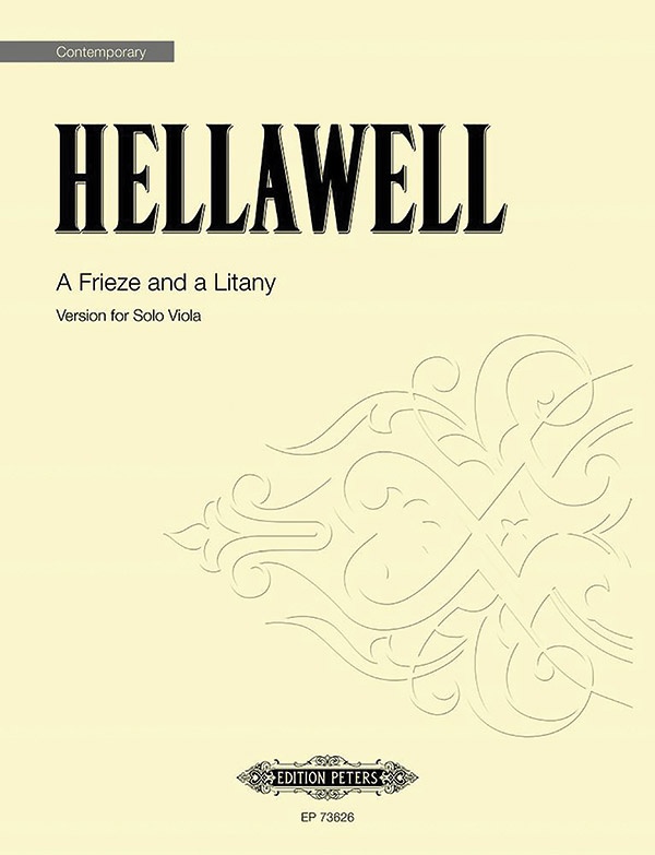 A Frieze And A Litany (Version For Solo Viola) Conductor Score