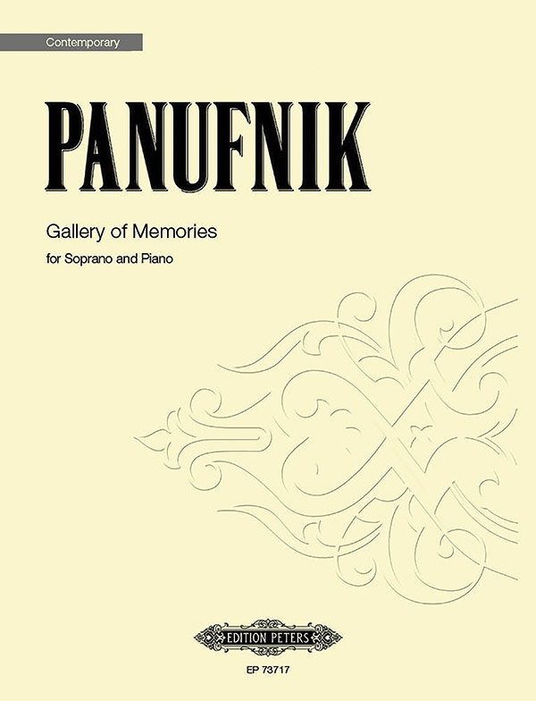 Gallery Of Memories For Soprano And Piano Book