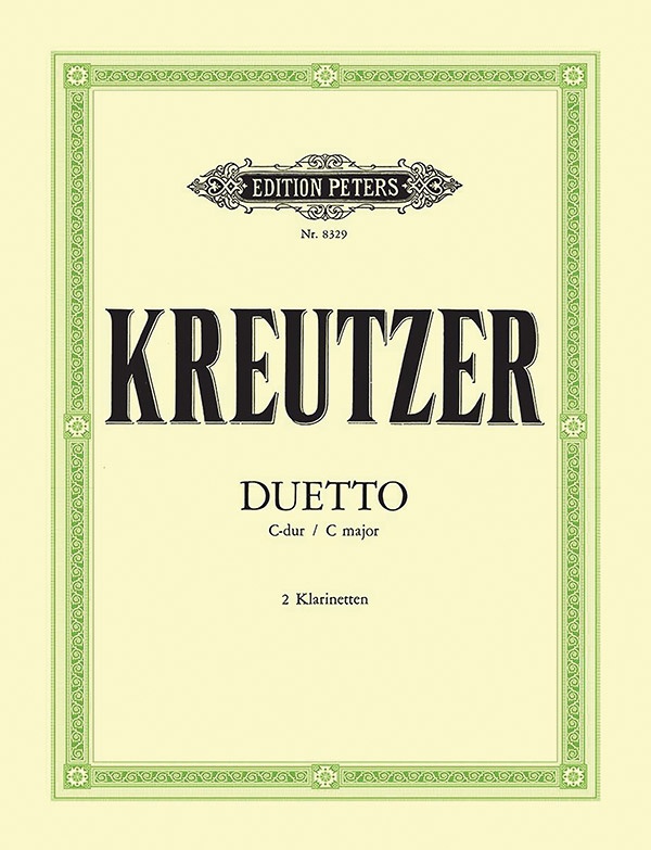 Duet In C For 2 Clarinets Book
