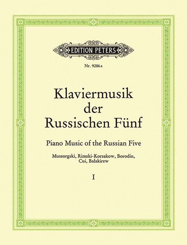 Piano Music Of The Russian Five Vol. 1 Book