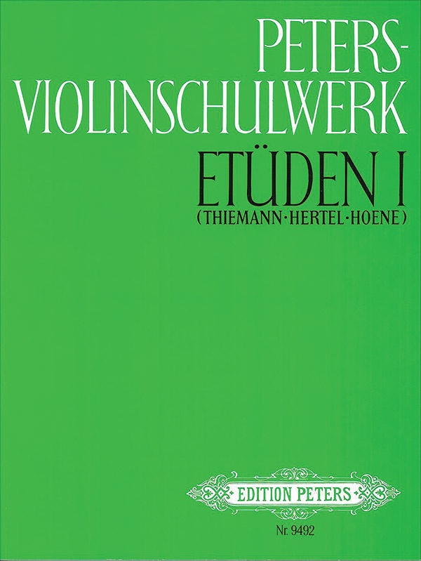 Peters Violin School: Studies, Vol. 1 Ger/Eng Book