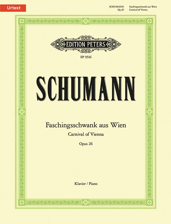 Carnival Of Vienna/ Faschingsschwank Aus Wien Op.26 Book