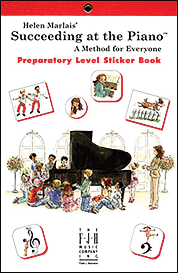 Succeeding At The Piano, Sticker Book - Preparatory