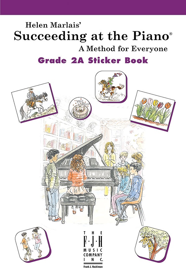 Succeeding At The Piano, Sticker Book - Grade 2a