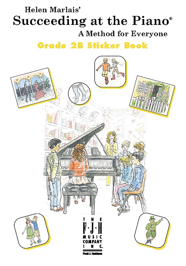 Succeeding At The Piano, Sticker Book - Grade 2b