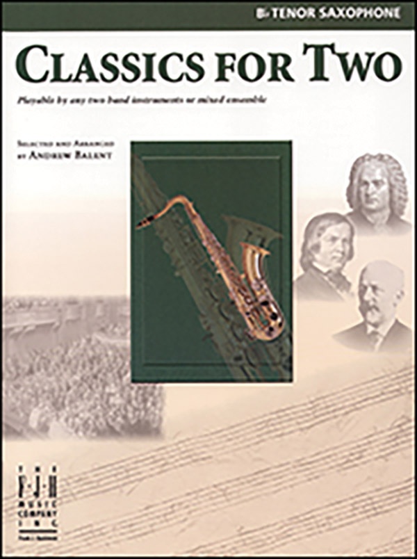 Classics For Two, B-Flat Tenor Saxophone Book
