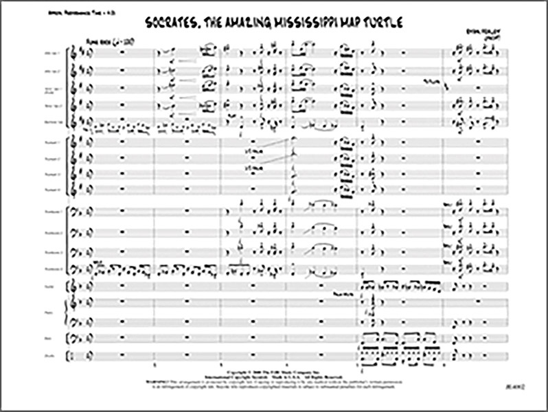 Socrates, The Amazing Mississippi Map Turtle Conductor Score & Parts