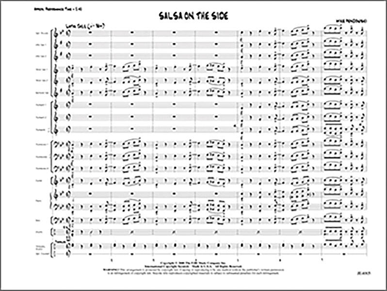 Salsa On The Side Conductor Score