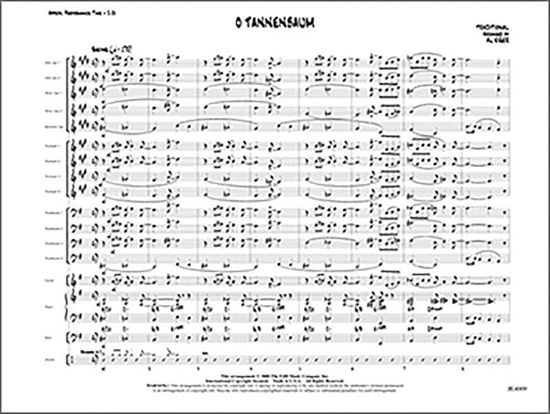 O Tannenbaum Conductor Score