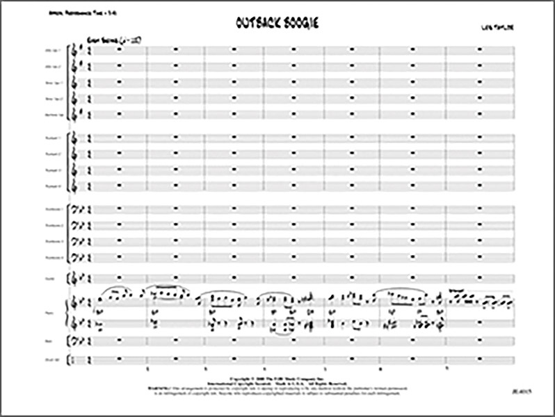 Outback Boogie Conductor Score