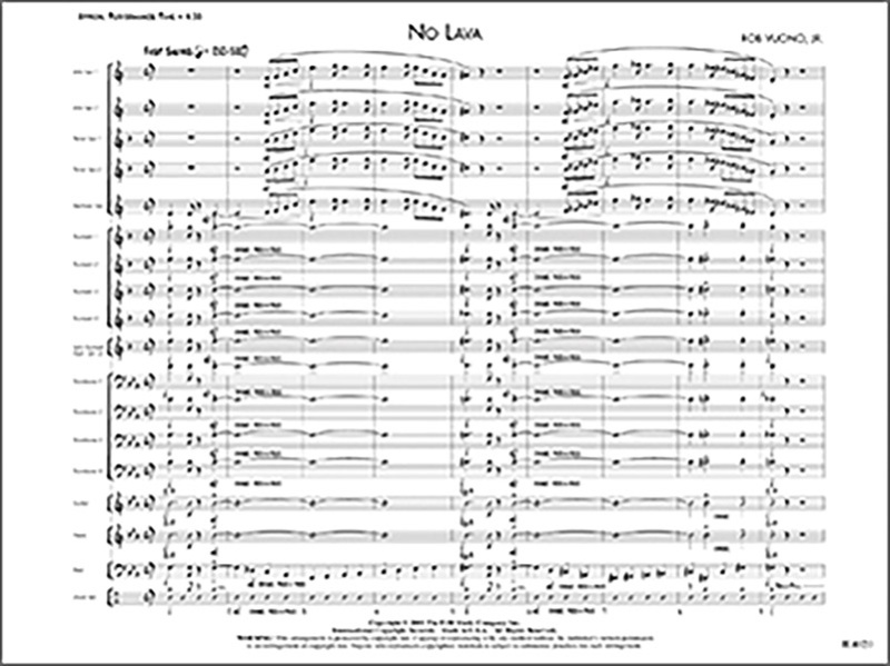 No Lava Conductor Score & Parts