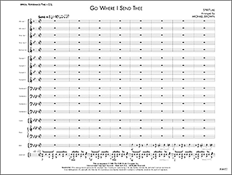 Go Where I Send Thee Conductor Score & Parts
