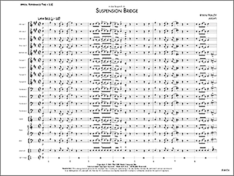 Suspension Bridge Conductor Score & Parts