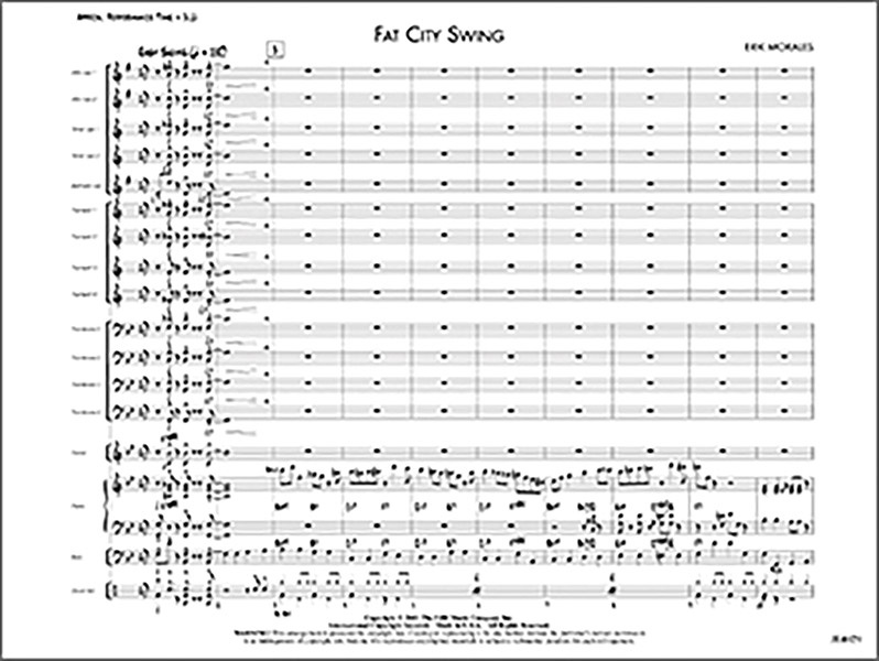 Fat City Swing Conductor Score
