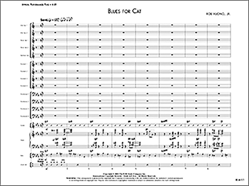 Blues For Cat Conductor Score