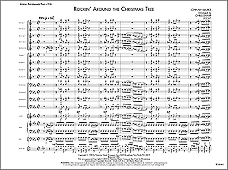 Rockin' Around The Christmas Tree Conductor Score