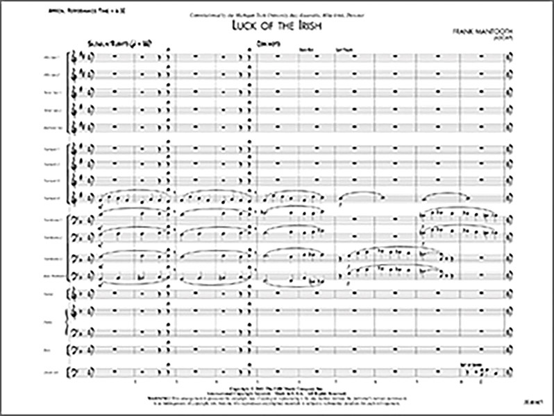 Luck Of The Irish Conductor Score