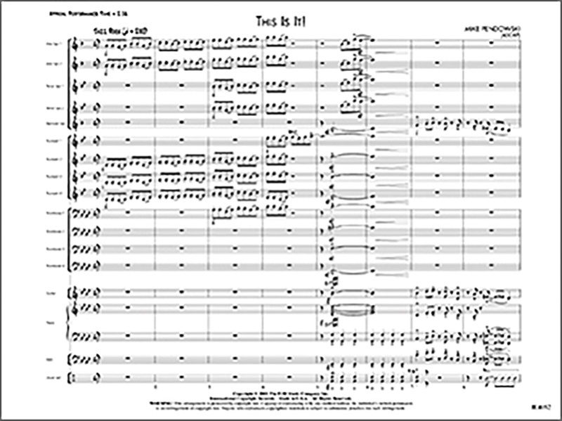 This Is It! Conductor Score