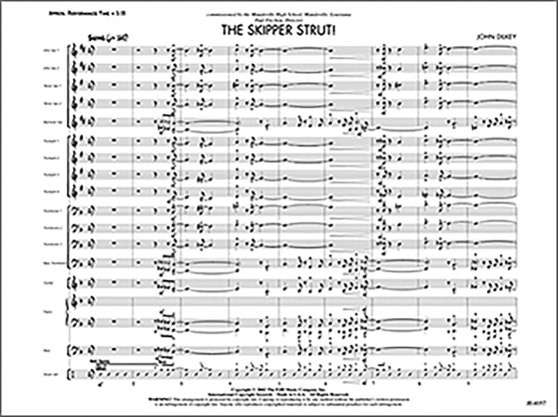 The Skipper Strut! Conductor Score