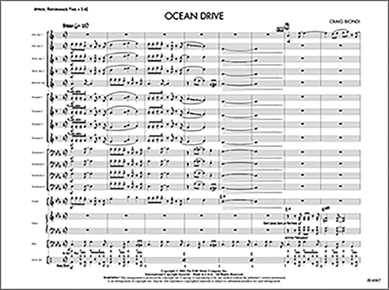 Ocean Drive Conductor Score
