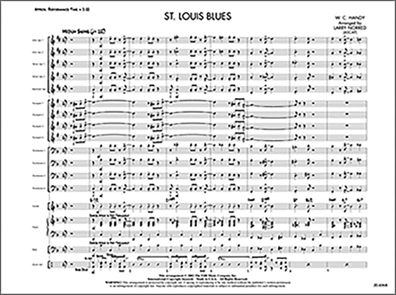 St. Louis Blues Conductor Score