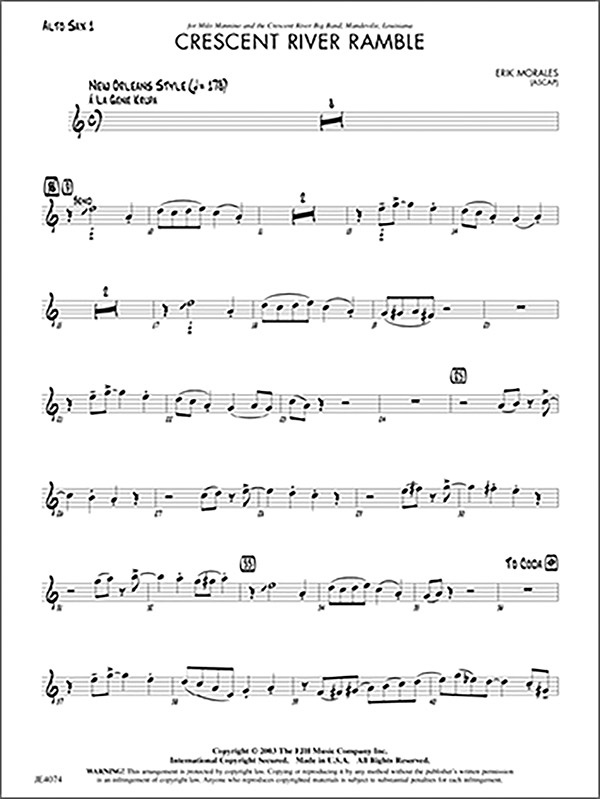 Crescent River Ramble Conductor Score & Parts