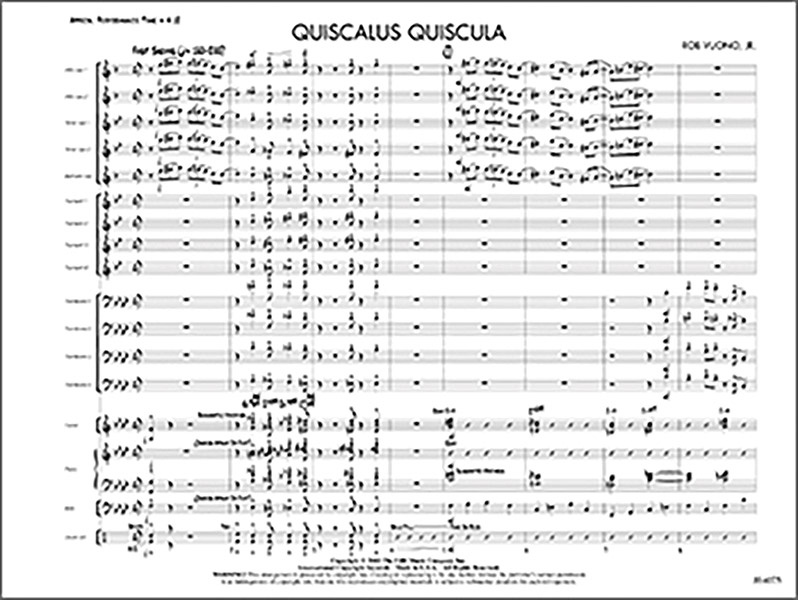 Quiscalus Quiscula Conductor Score