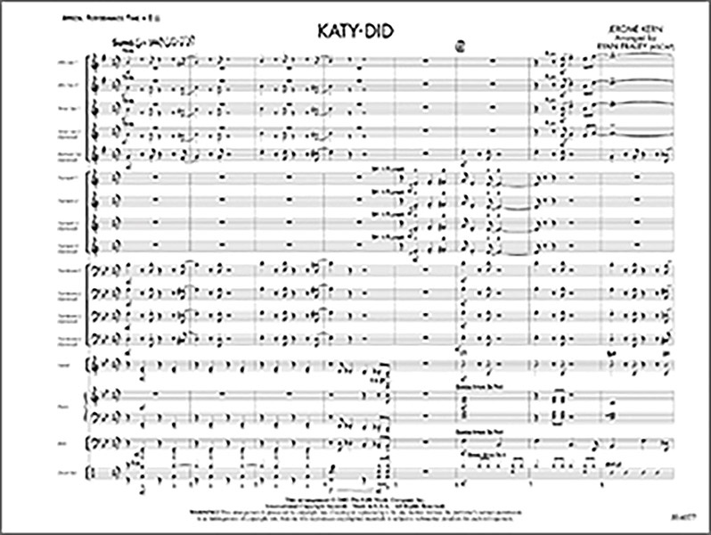 Katy-Did Conductor Score & Parts