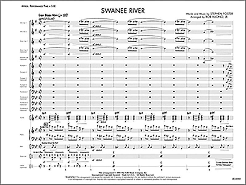 Swanee River Conductor Score & Parts