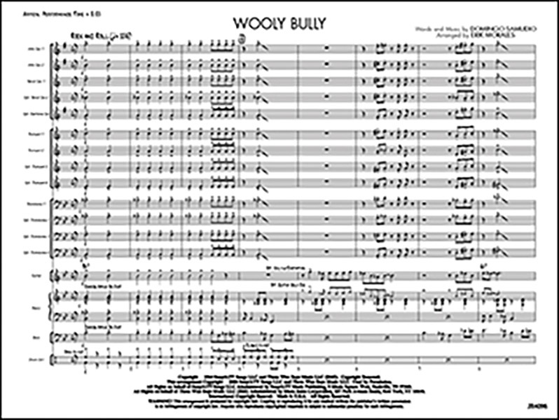 Wooly Bully Conductor Score