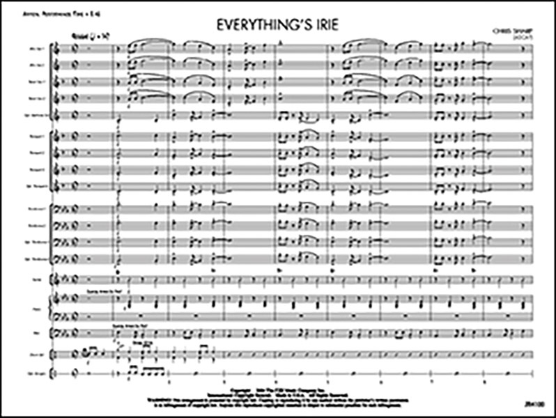 Everything's Irie Conductor Score & Parts