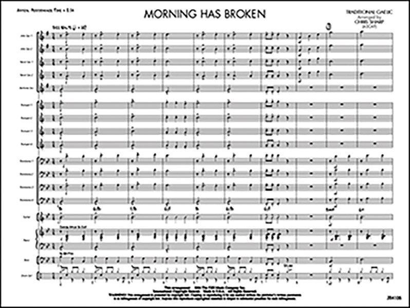 Morning Has Broken Conductor Score