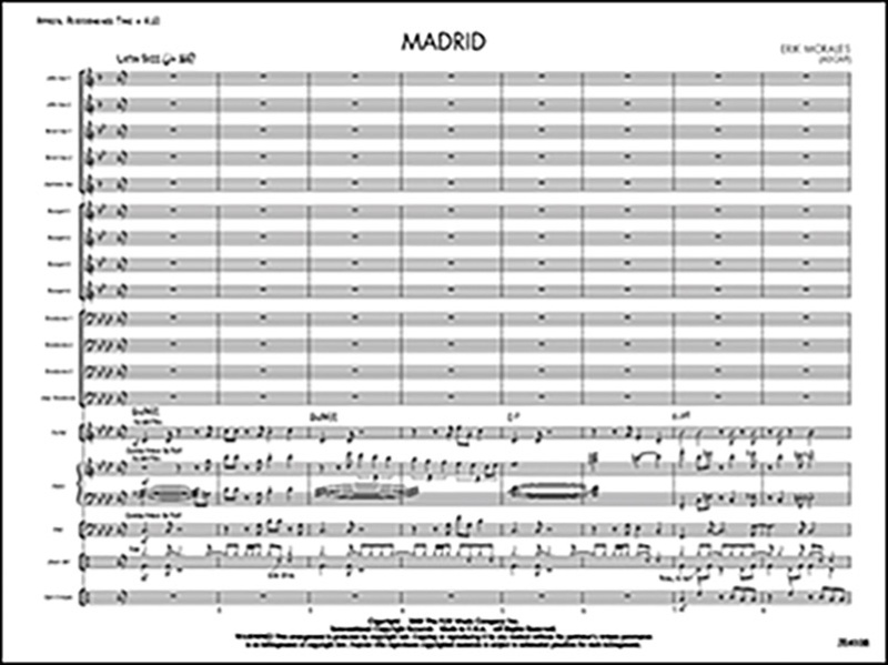 Madrid Conductor Score & Parts