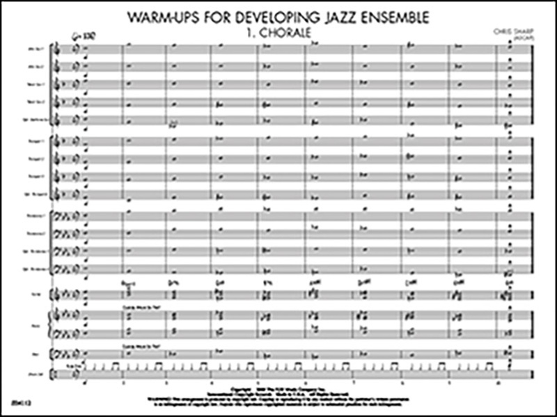 Warm-Ups For Developing Jazz Ensemble Conductor Score