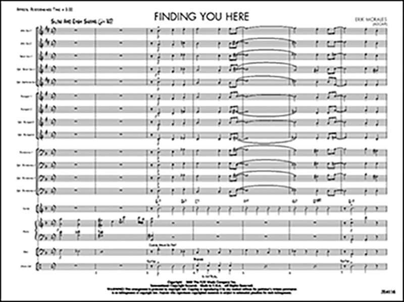 Finding You Here Conductor Score