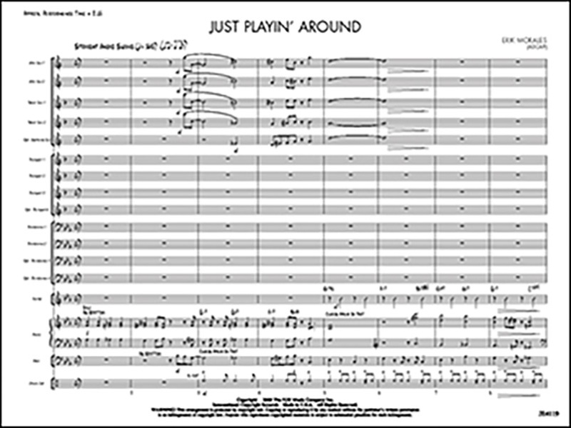 Just Playin' Around Conductor Score