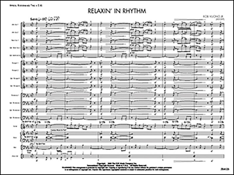 Relaxin' In Rhythm Conductor Score
