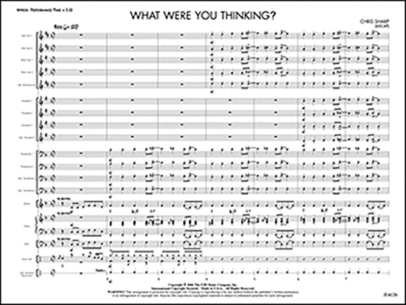 What Were You Thinking? Conductor Score & Parts