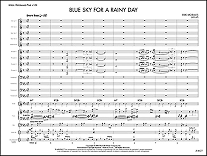 Blue Sky For A Rainy Day Conductor Score
