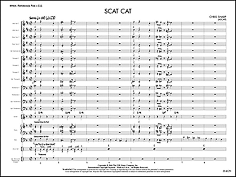 Scat Cat Conductor Score