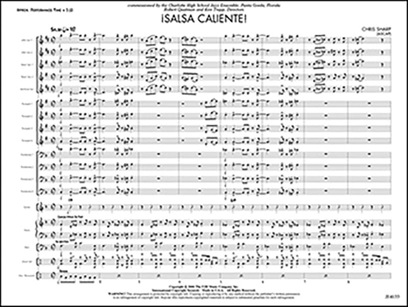 Salsa Caliente! Conductor Score