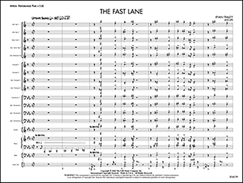 The Fast Lane Conductor Score & Parts