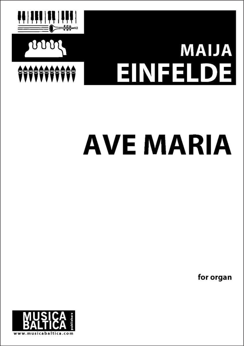 Ave Maria For Solo Organ Sheet