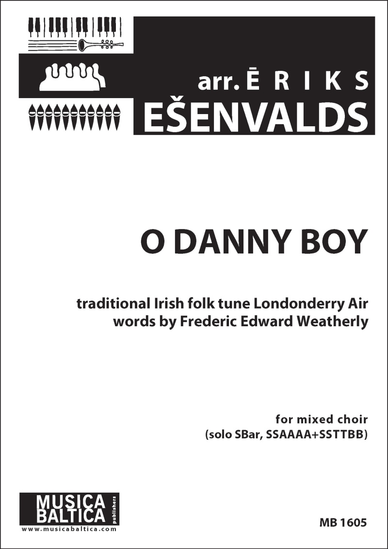 Danny Boy For Mixed Choir (Soprano/Baritone Solo, Ssaaaa, Ssttbb) Choral Octavo