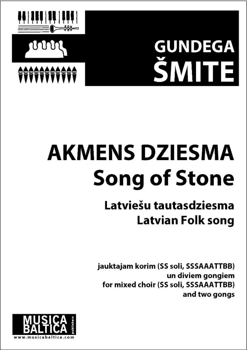 Akmens Dziesma (Song Of Stone) (Mixed Voices) Choral Octavo