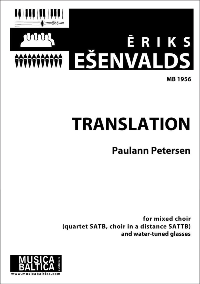 Translation For Sattb Choir Choral Octavo