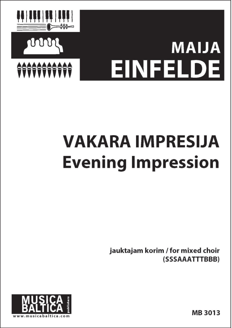 Vakara Impresija/Evening Impression (Mixed Choir) Choral Octavo