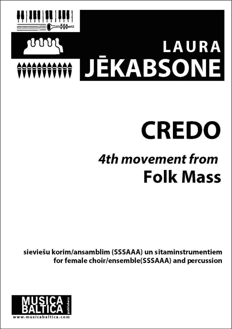 Credo (4Th Movement From Folk Mass) (Upper Voices) Choral Octavo