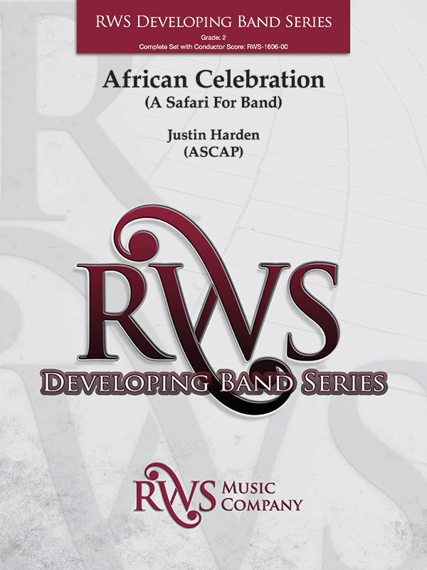 African Celebration A Safari For Band Conductor Score & Parts